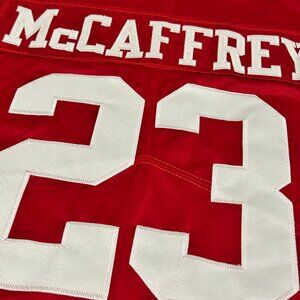 Men's San Francisco 49ers Christian McCaffrey #23 Stitched Game Jersey Large